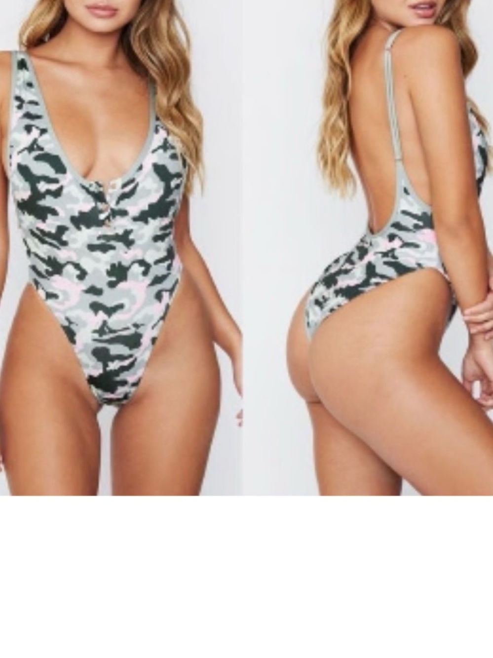 Frankie's bikini Archer Camo Swimsuit
